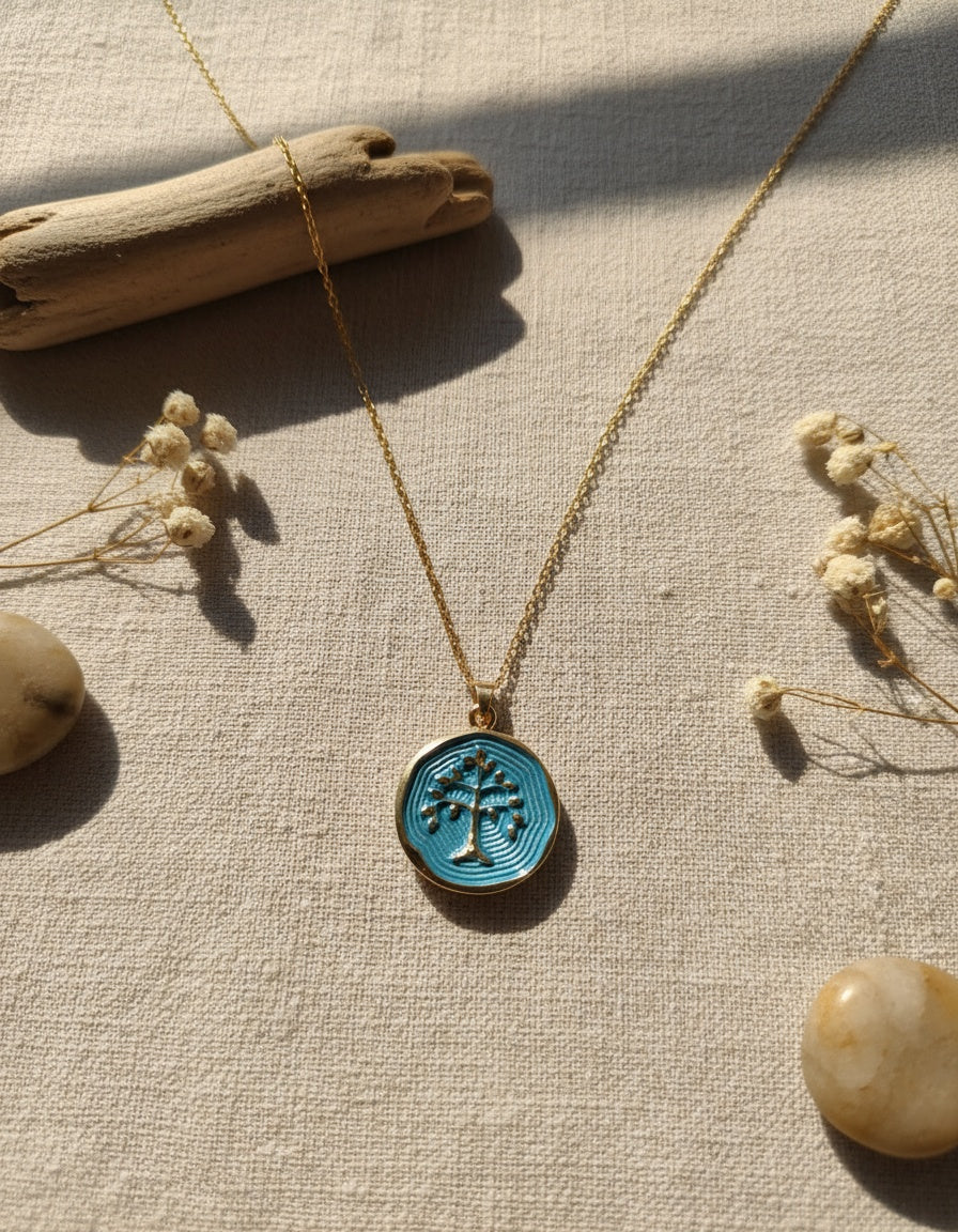 Sapphire Tree of Life Necklace