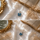 Sapphire Clover Necklace